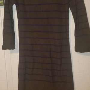 Banana republic dress. Dark olive green/blue